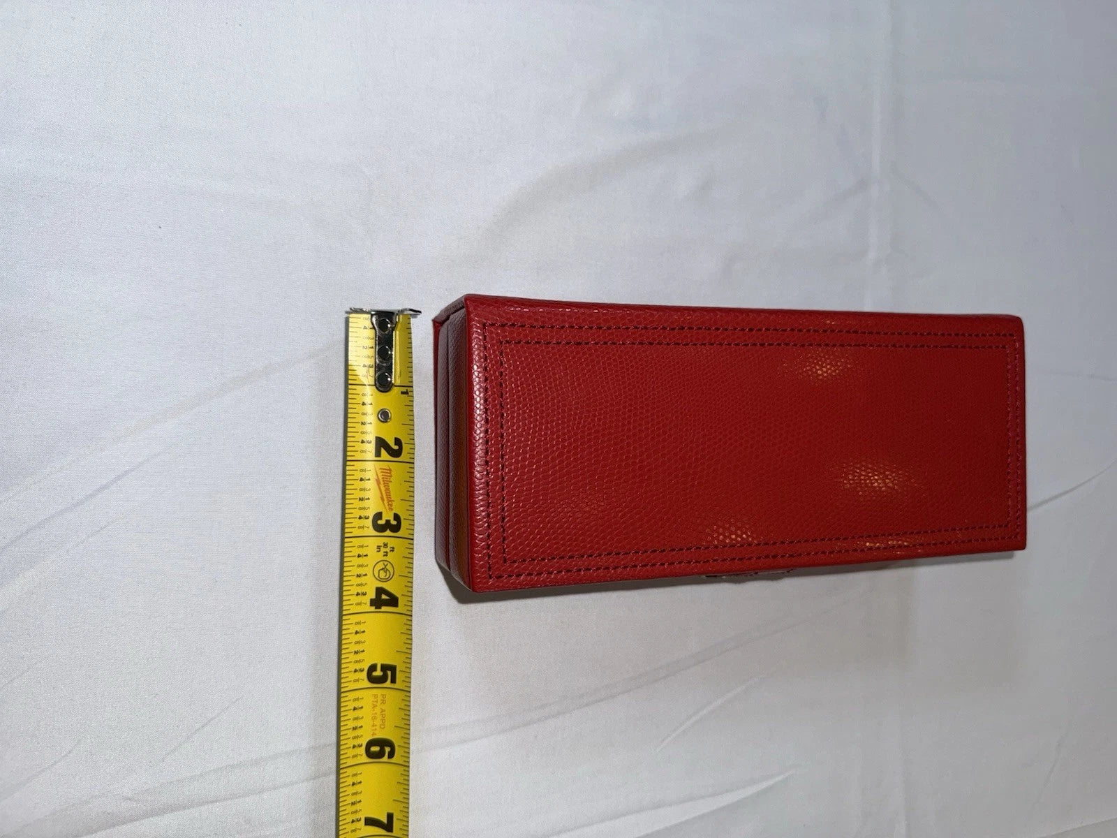 Jewelry Case Travel Box Removeable Zip Pouches Hinged Hard Side Red | eBay