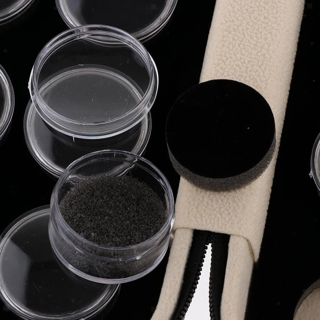 Large Capacity Gemstone Storage Box for Diamonds Gem Leather Carrying Case All | eBay