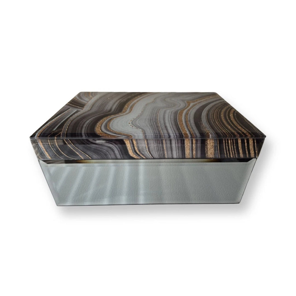 Amazing Time Trace Marble Style Jewely Box | eBay