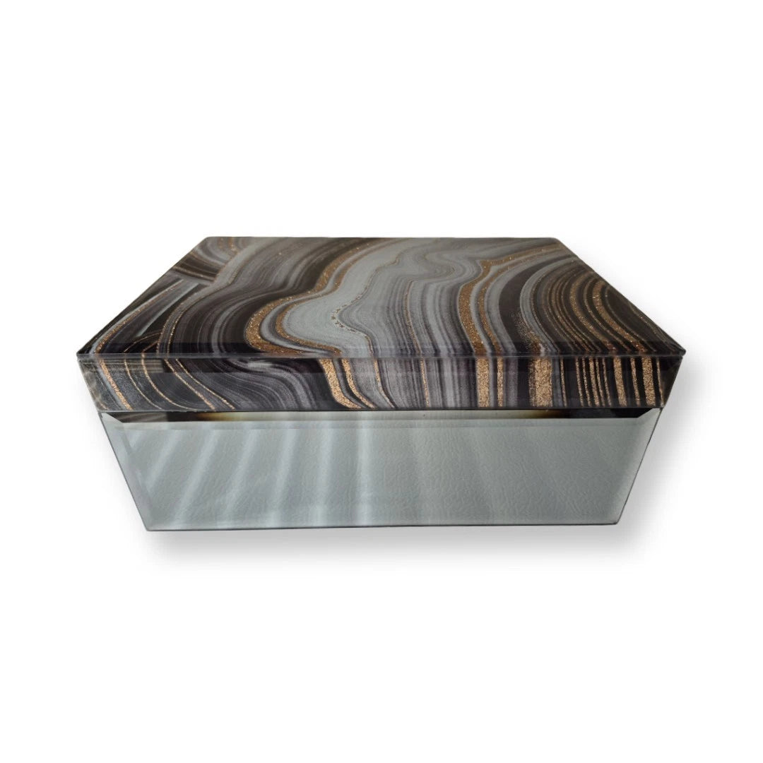 Amazing Time Trace Marble Style Jewely Box | eBay