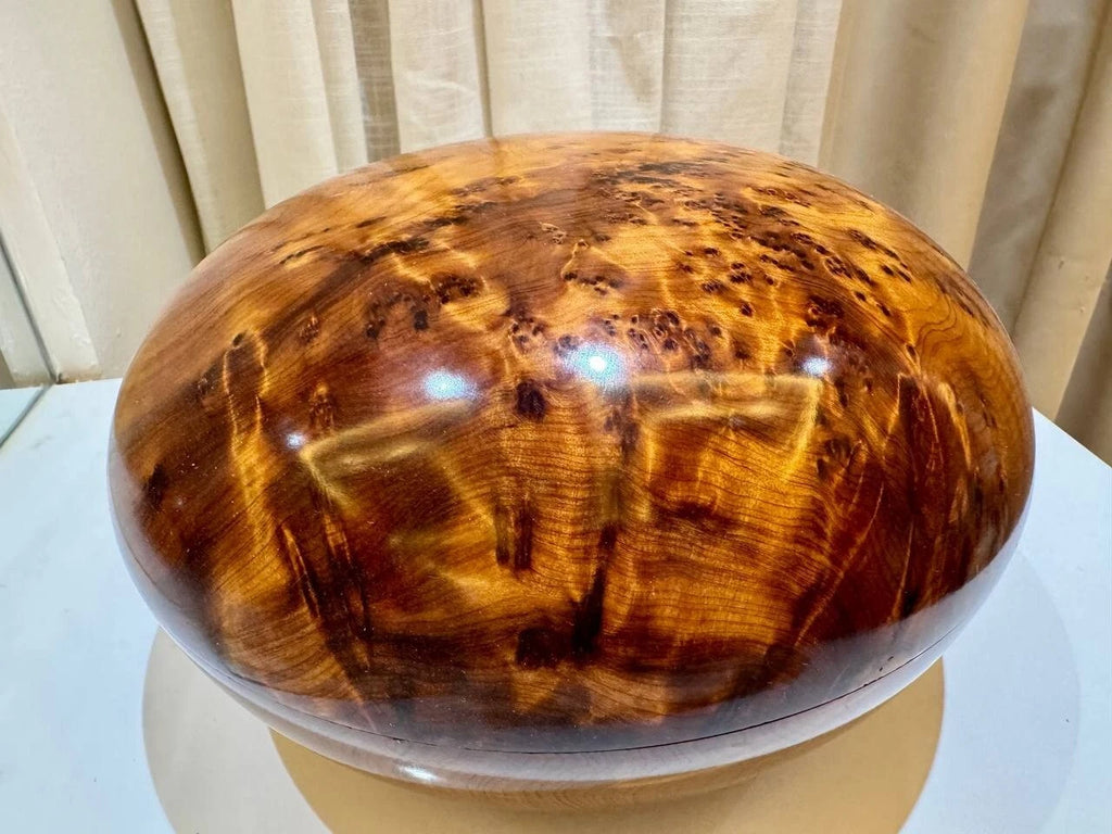 Round Box Gift idea Jewelry Thuya Wooden Box Organizer Decorative Round box | eBay