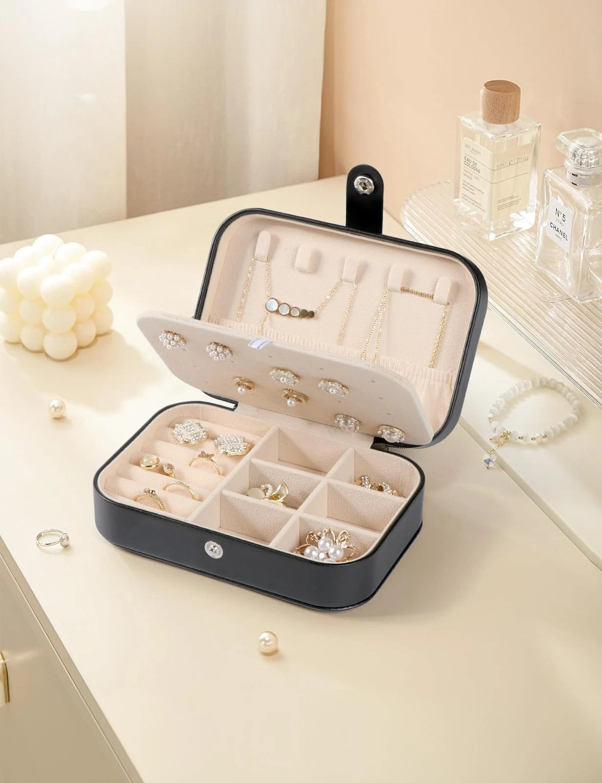 Travel Jewelry Box,Upgraded Travel Jewelry Case,Portable Jewelry Boxes for Wo... | eBay