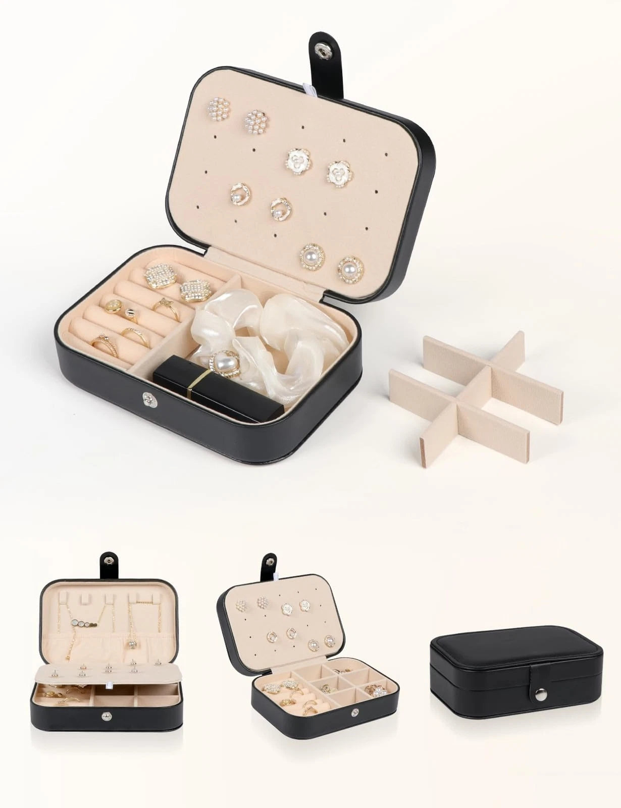 Travel Jewelry Box,Upgraded Travel Jewelry Case,Portable Jewelry Boxes for Wo... | eBay