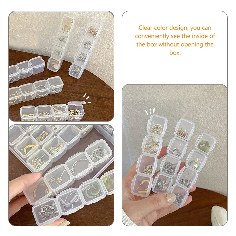 Transparent Jewelry Box Necklace and Bracelet Holder Organizer Storage | eBay