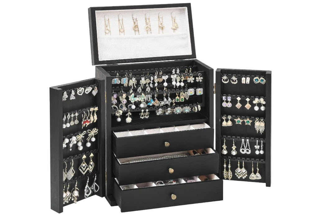 Jewelry Box Organizer, Large Jewelry Boxes for Women, Earring Jewelry Organiz... | eBay