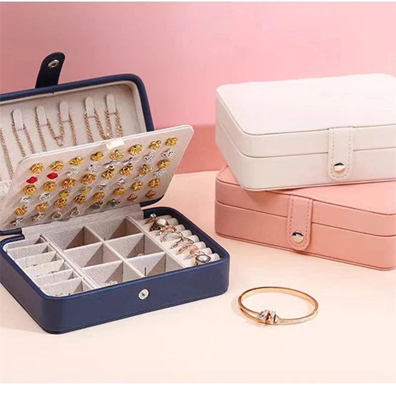 Jewelry Storage Box New High-end Exquisite Large Capacity Travel Jewelry Bag | eBay