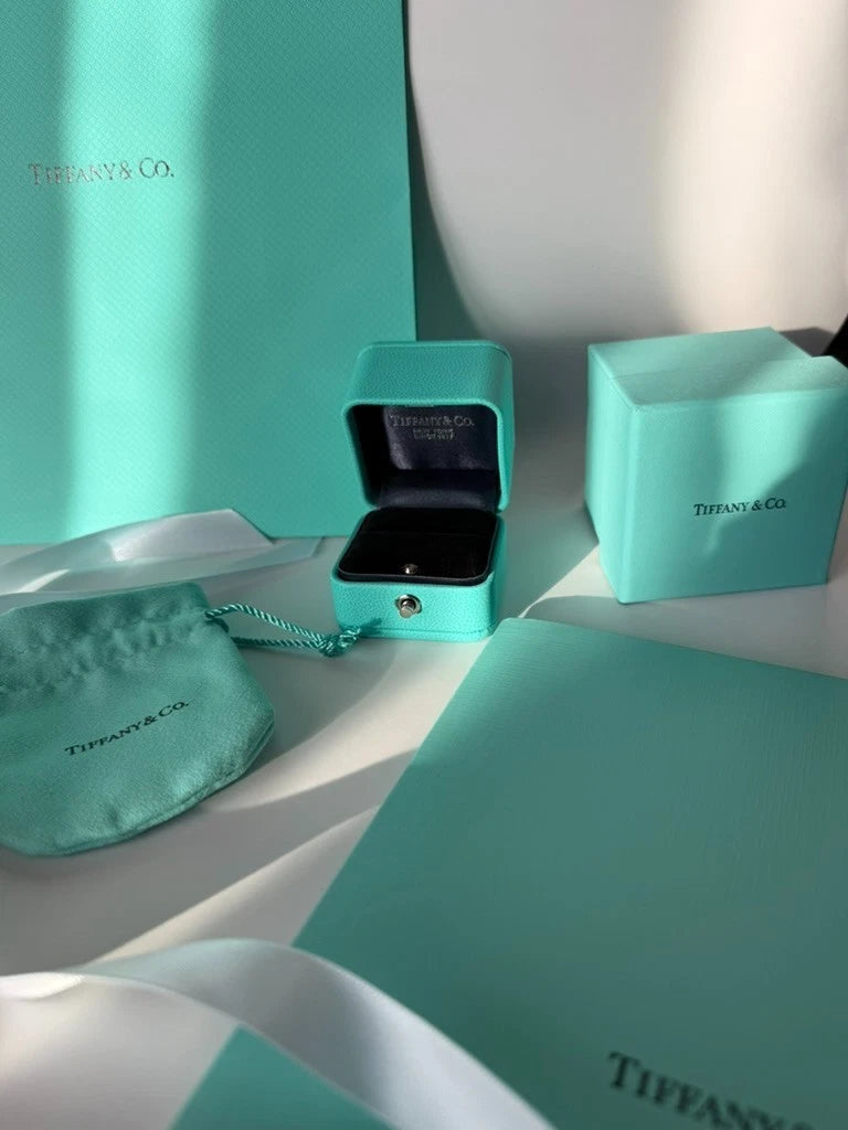 Tiffany & Co Engagement Box + Outer Box + Pouch + Certificate + Folder +Bag | eBay