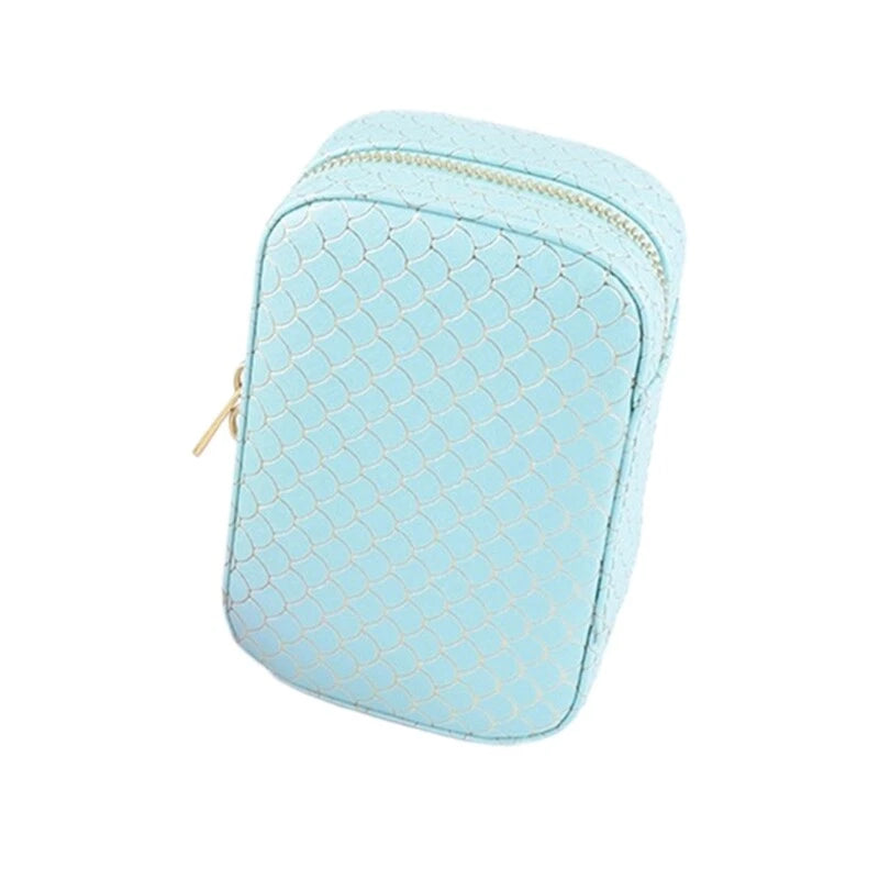 Large Capacity Jewelry Display Box Portable PU Travel Jewelry Case Storage Bag | eBay