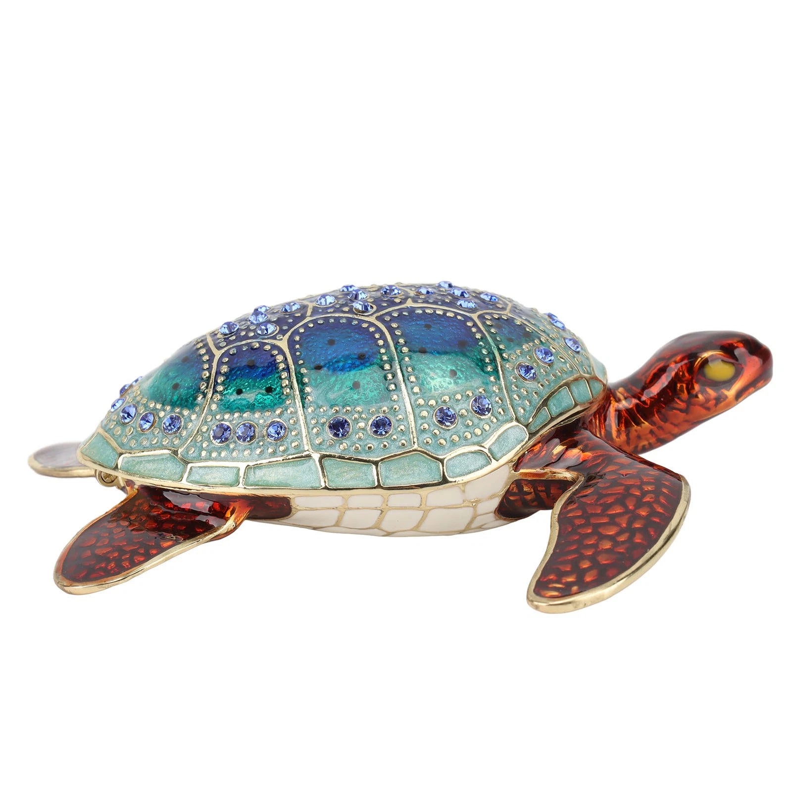 Colorful Tortoise Jewelry Box Stylish Ornament For Jewelry Storage | eBay