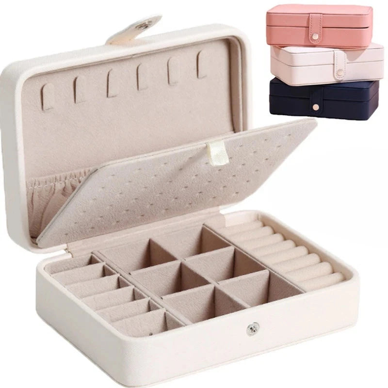 Jewelry Storage Box New High-end Exquisite Large Capacity Travel Jewelry Bag | eBay