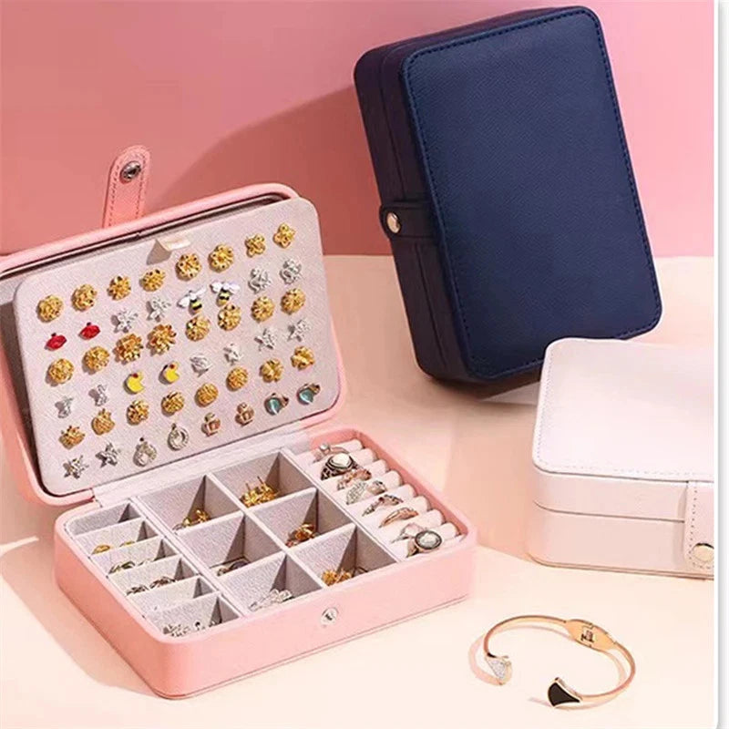 Jewelry Storage Box New High-end Exquisite Large Capacity Travel Jewelry Bag | eBay