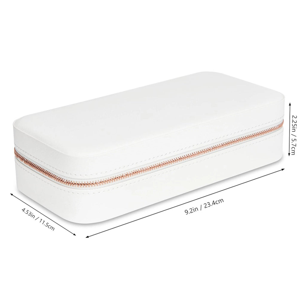 Travel Jewelry Boxes Organizer, Zippered Portable Small Travel Jewellery Boxe... | eBay